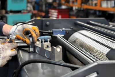 Double girder overhead crane for factory production lines