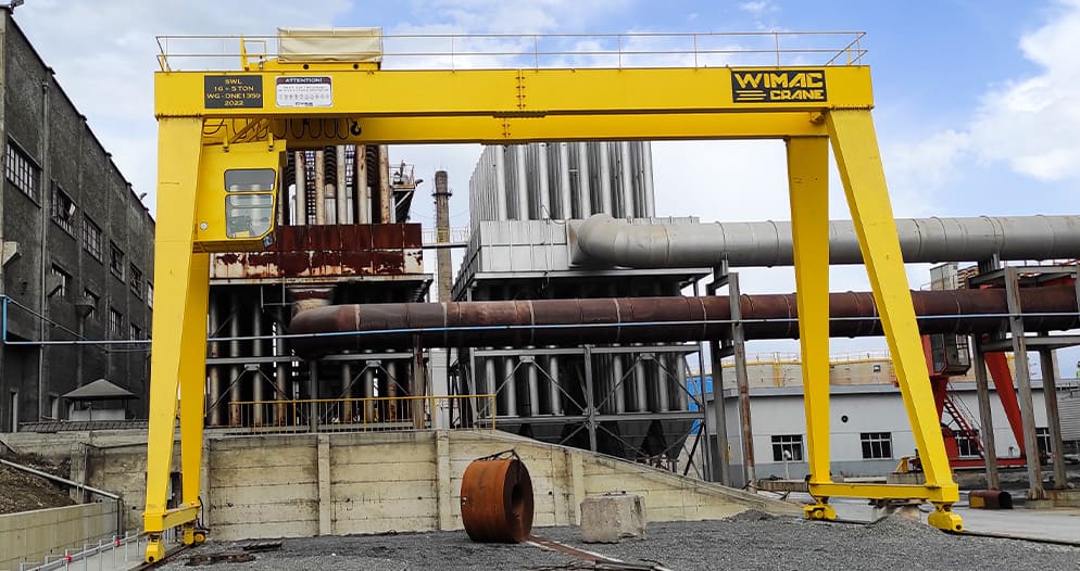 Portique Bipoutre - Détail