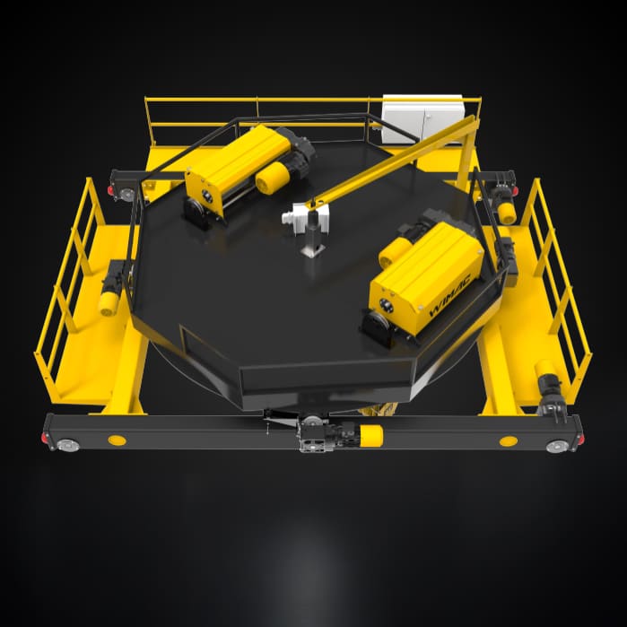 Palan à câble bipoutre - Chariot standard Turquie