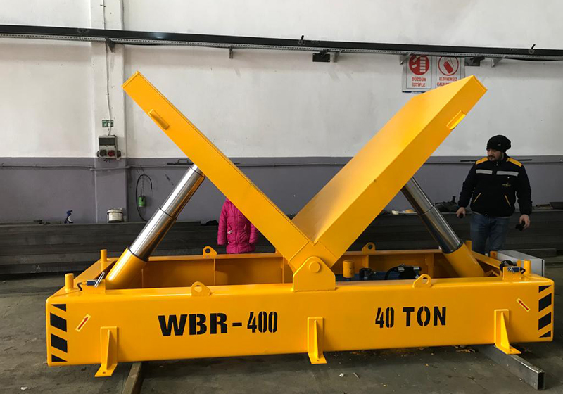 Plateforme Type V Retourneur Hydraulique Wimac